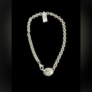 Tiffany & Co Return To Tiffany Sterling Silver Choker Necklace